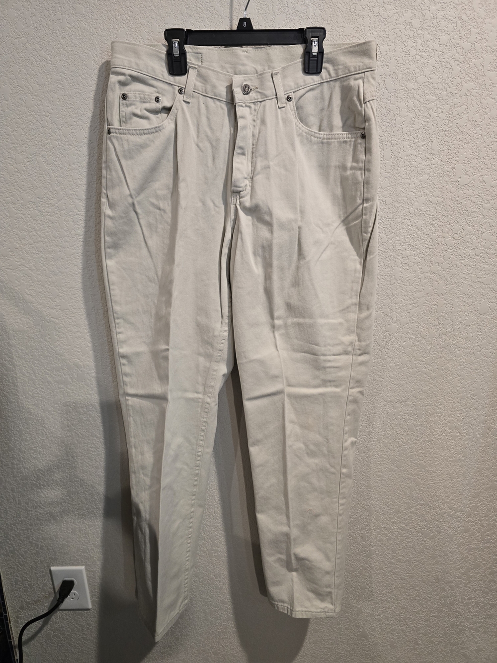 Vintage Vintage Riders Khakis by Lee High Rise Tapered Jeans - 14 Medium Made in